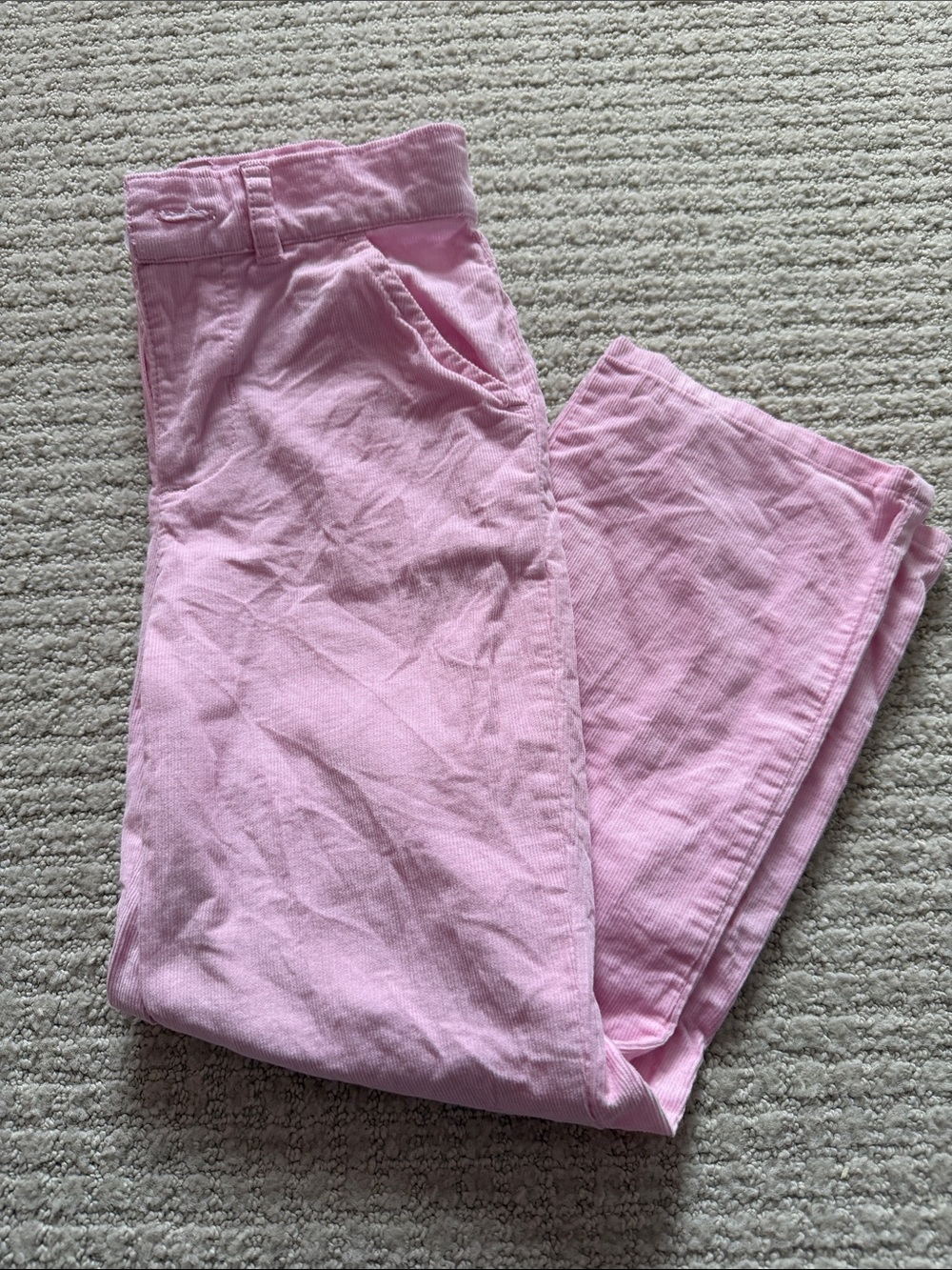 Little English Girls pink corduroy pants